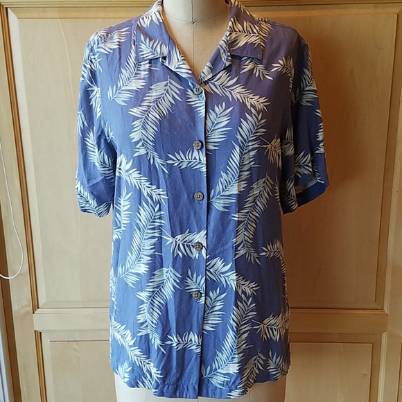 Printed silk twill shirt - Picture 1 of 4